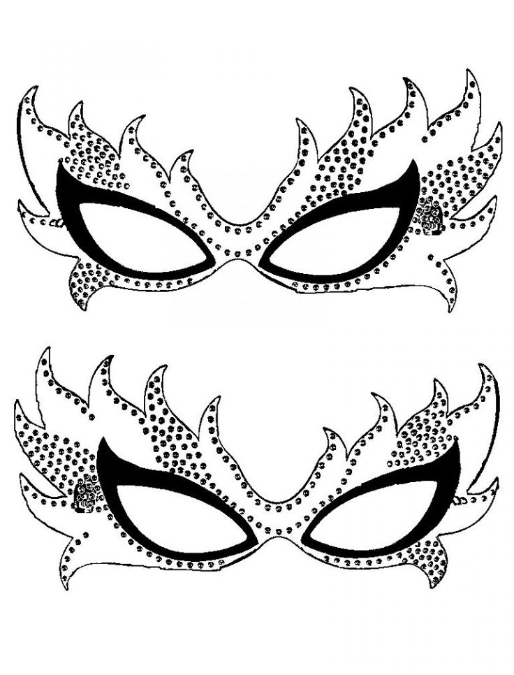 Mardi Gras Coloring Pages FREE Printable 13