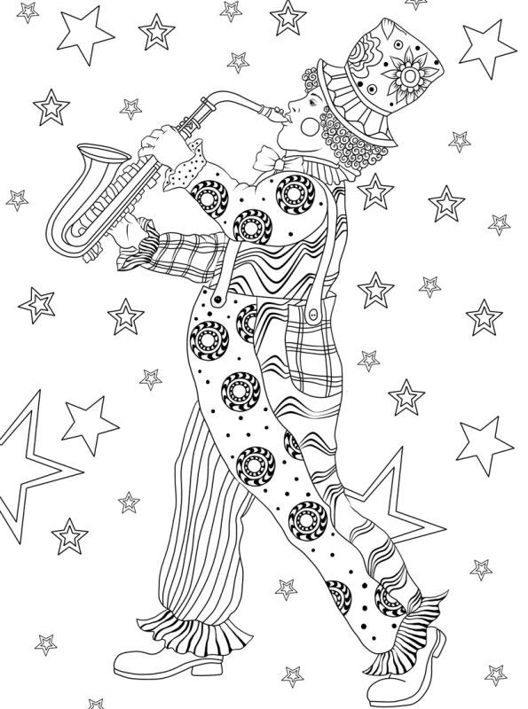 Mardi Gras Coloring Pages FREE Printable 19