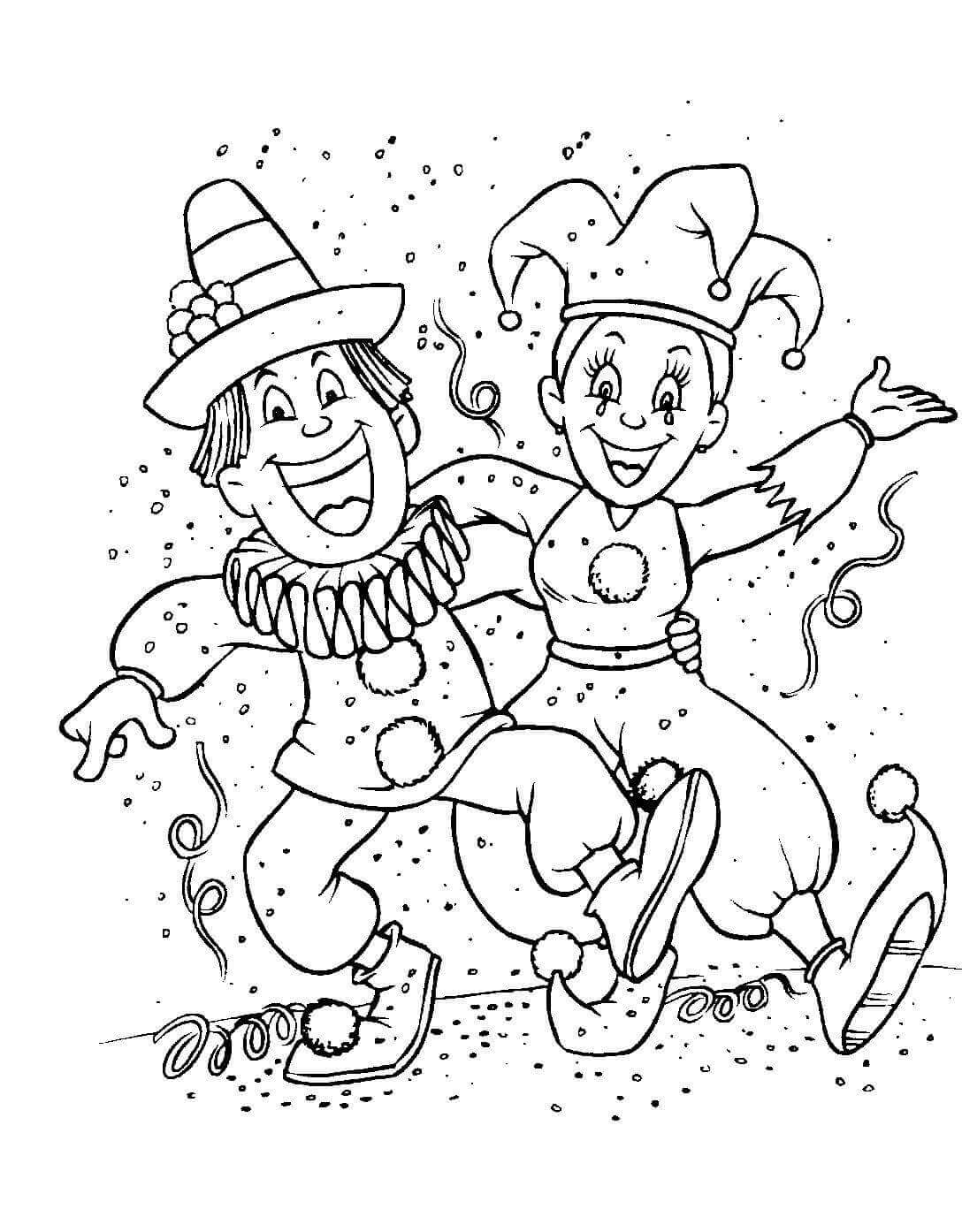 Mardi Gras Coloring Pages FREE Printable 25