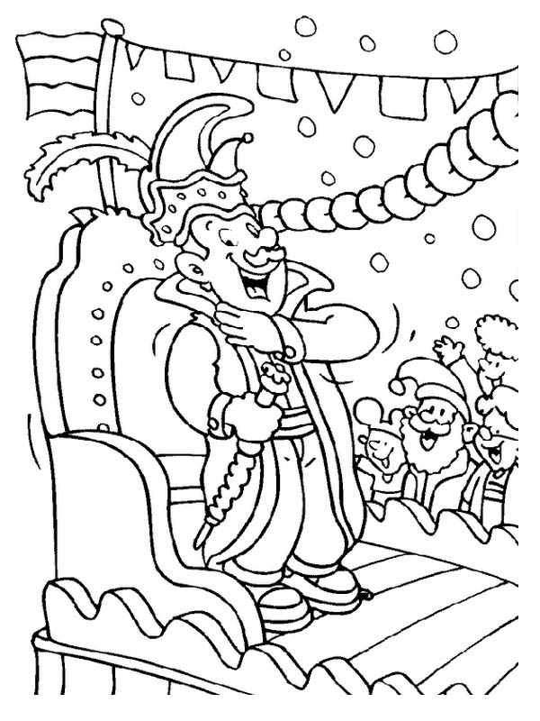 Mardi Gras Coloring Pages FREE Printable 38