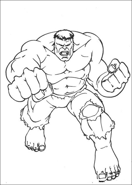 Marvel Avengers Coloring Pages Printable 10