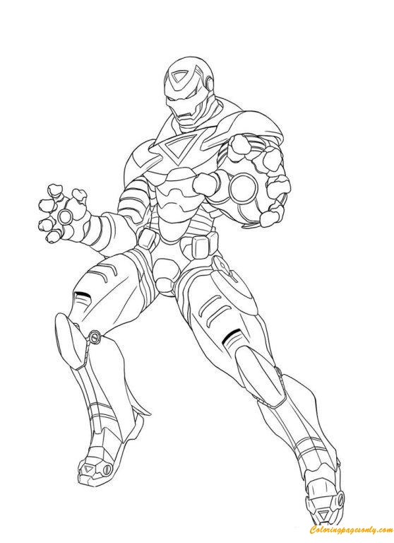 Marvel Avengers Coloring Pages Printable 102