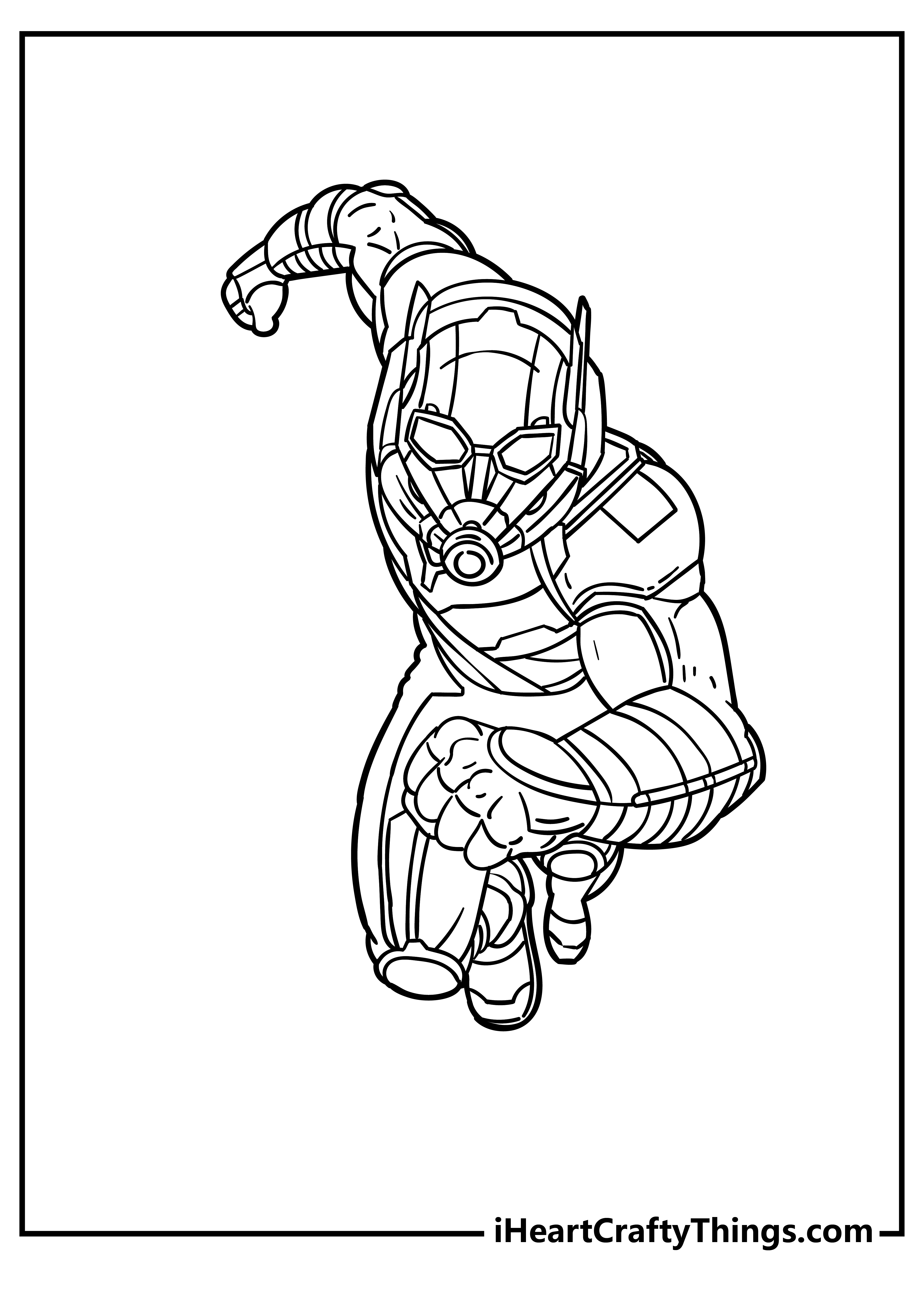 Marvel Avengers Coloring Pages Printable 104