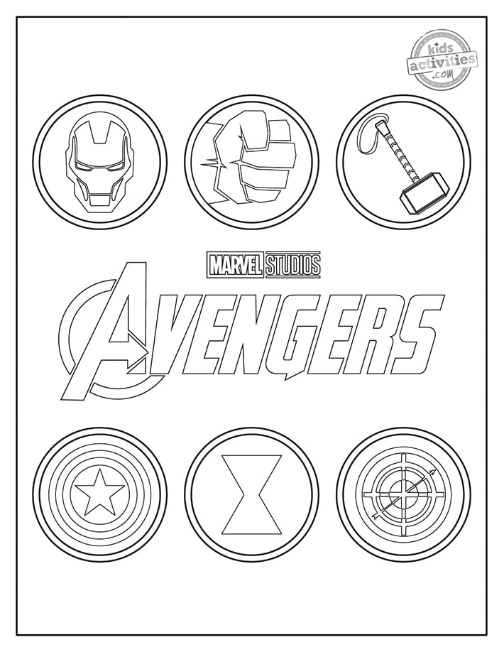 Marvel Avengers Coloring Pages Printable 115