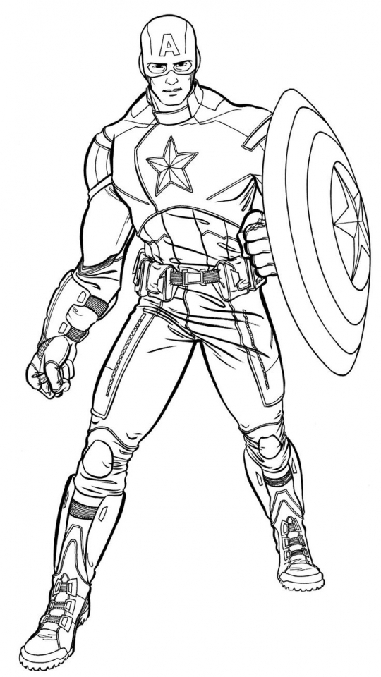 Marvel Avengers Coloring Pages Printable 118