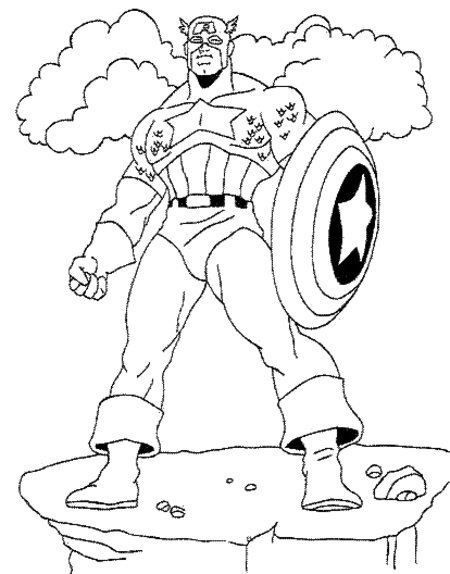 Marvel Avengers Coloring Pages Printable 121