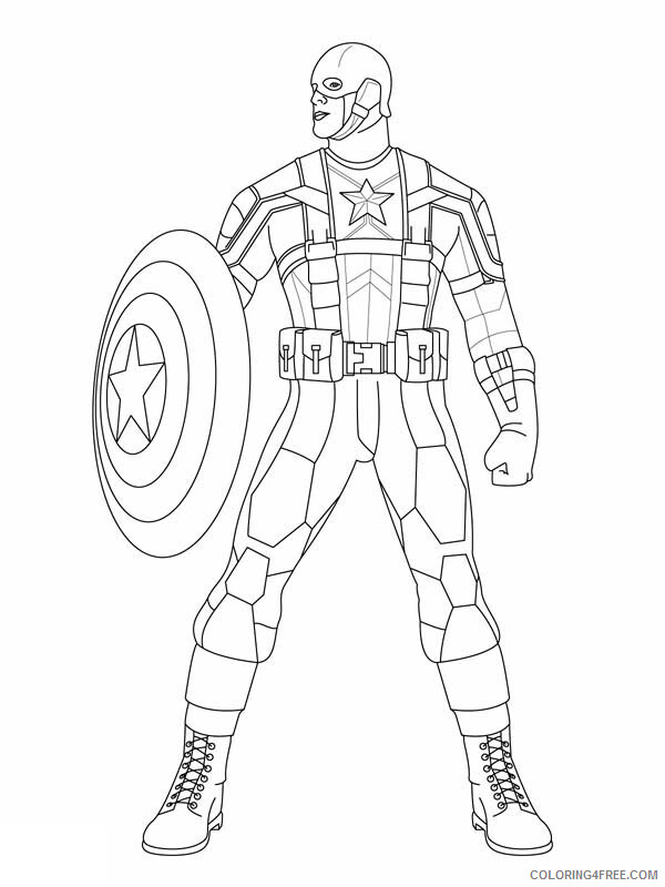 Marvel Avengers Coloring Pages Printable 125