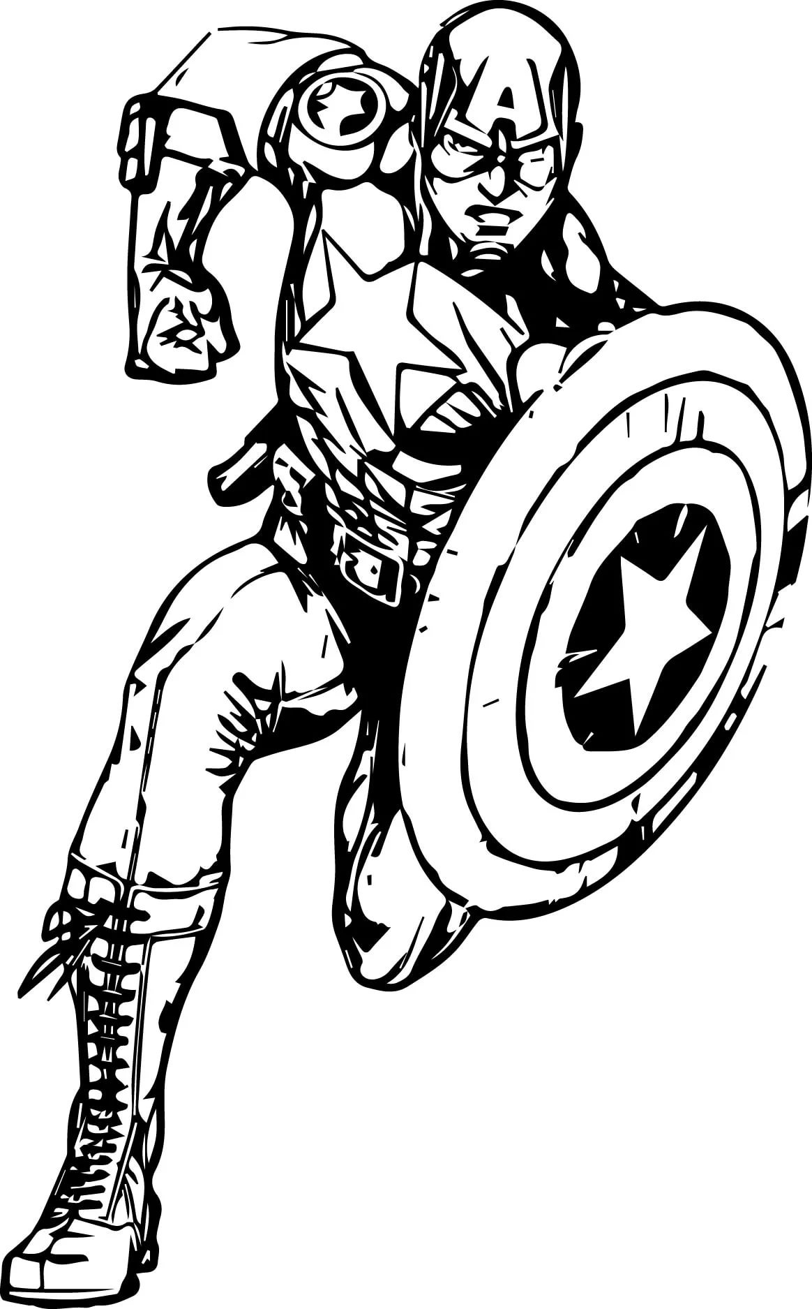 Marvel Avengers Coloring Pages Printable 129