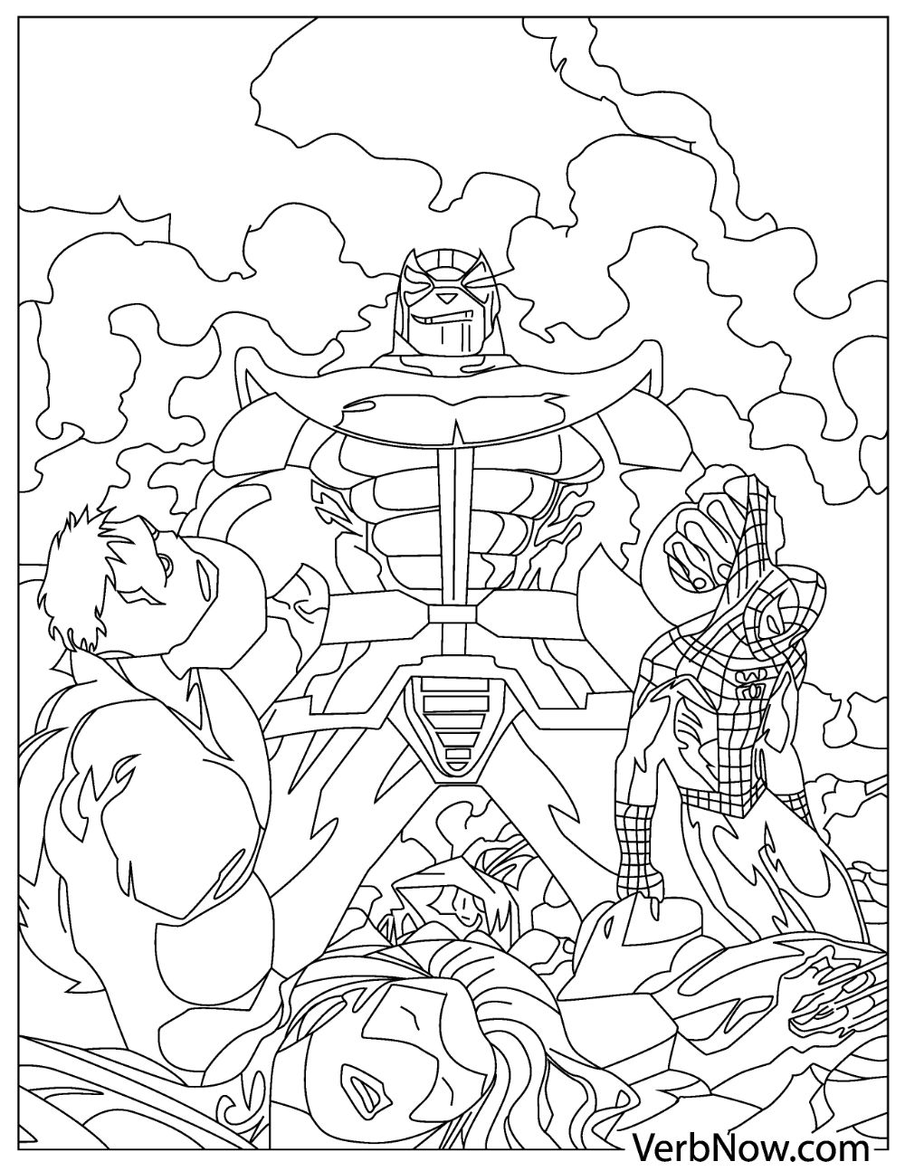 Marvel Avengers Coloring Pages Printable 13