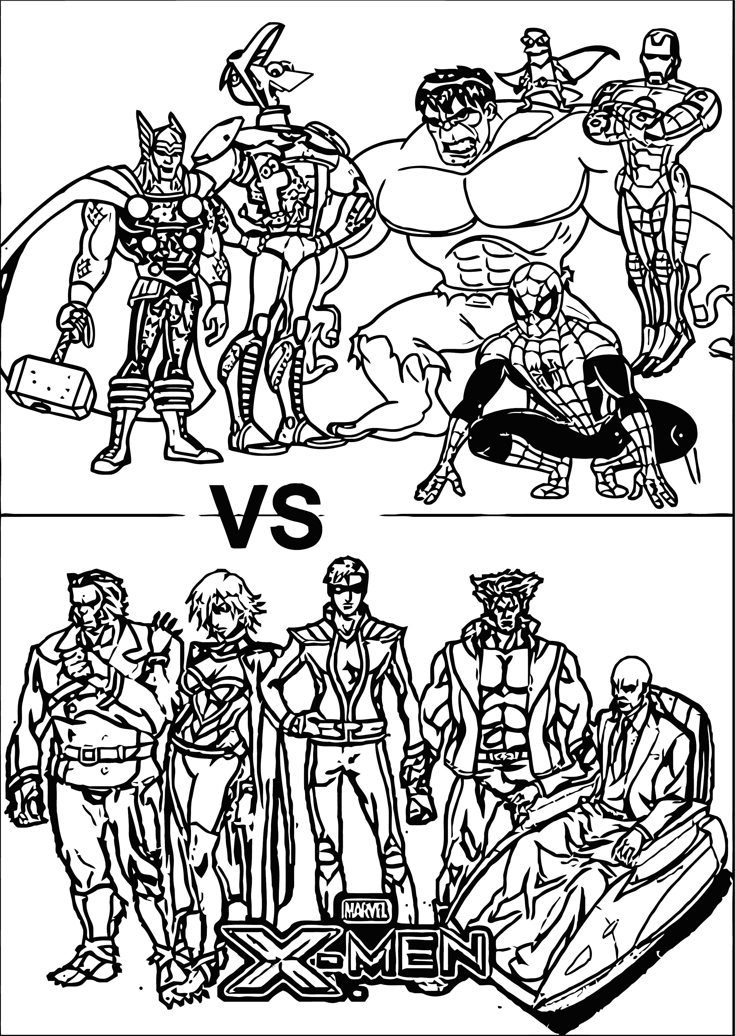 Marvel Avengers Coloring Pages Printable 144