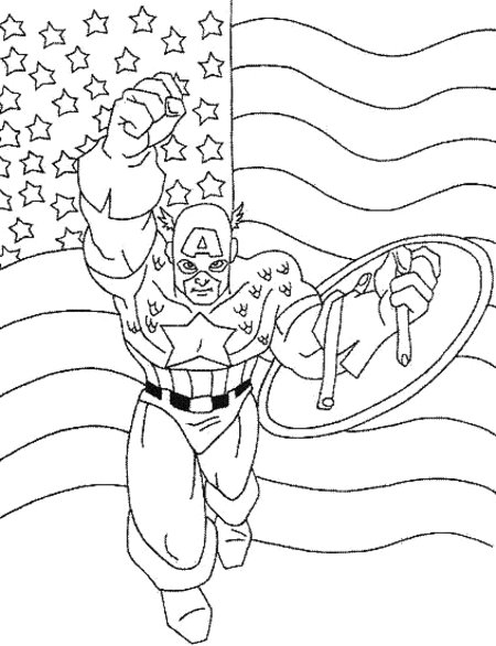 Marvel Avengers Coloring Pages Printable 153