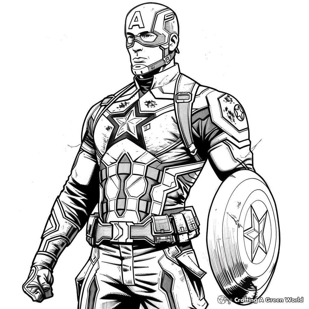 Marvel Avengers Coloring Pages Printable 158