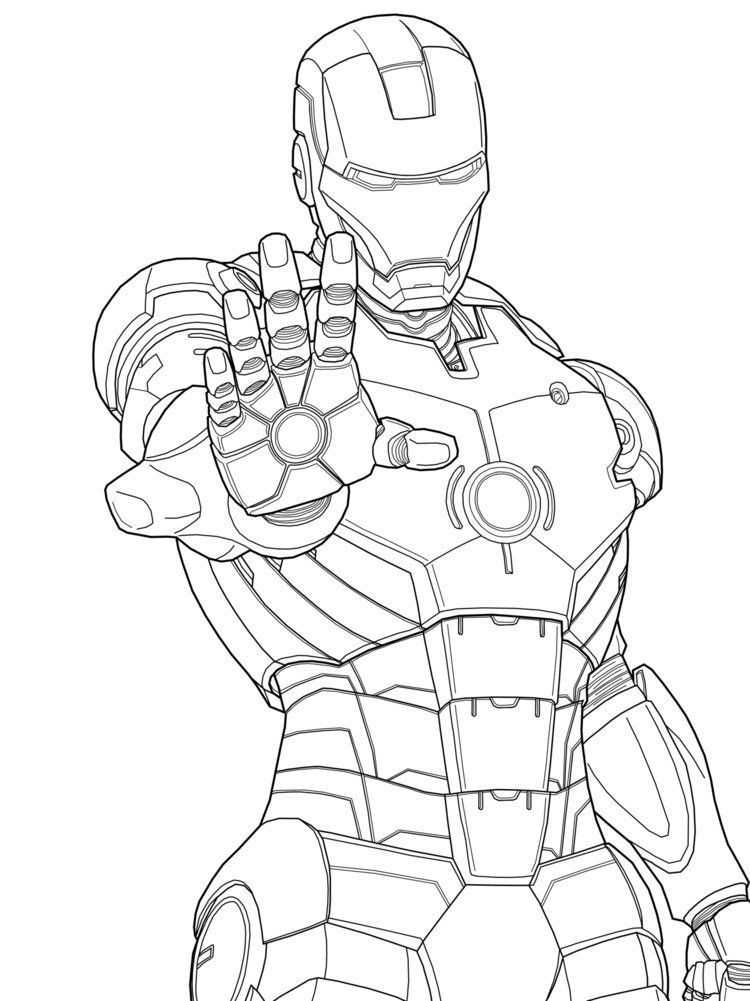 Marvel Avengers Coloring Pages Printable 17