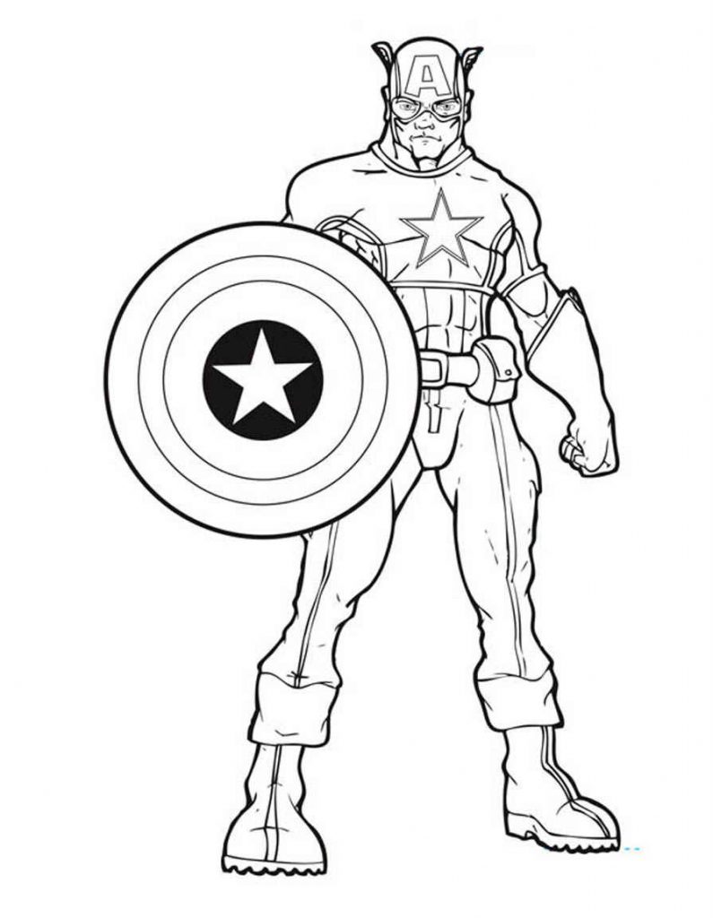 Marvel Avengers Coloring Pages Printable 3