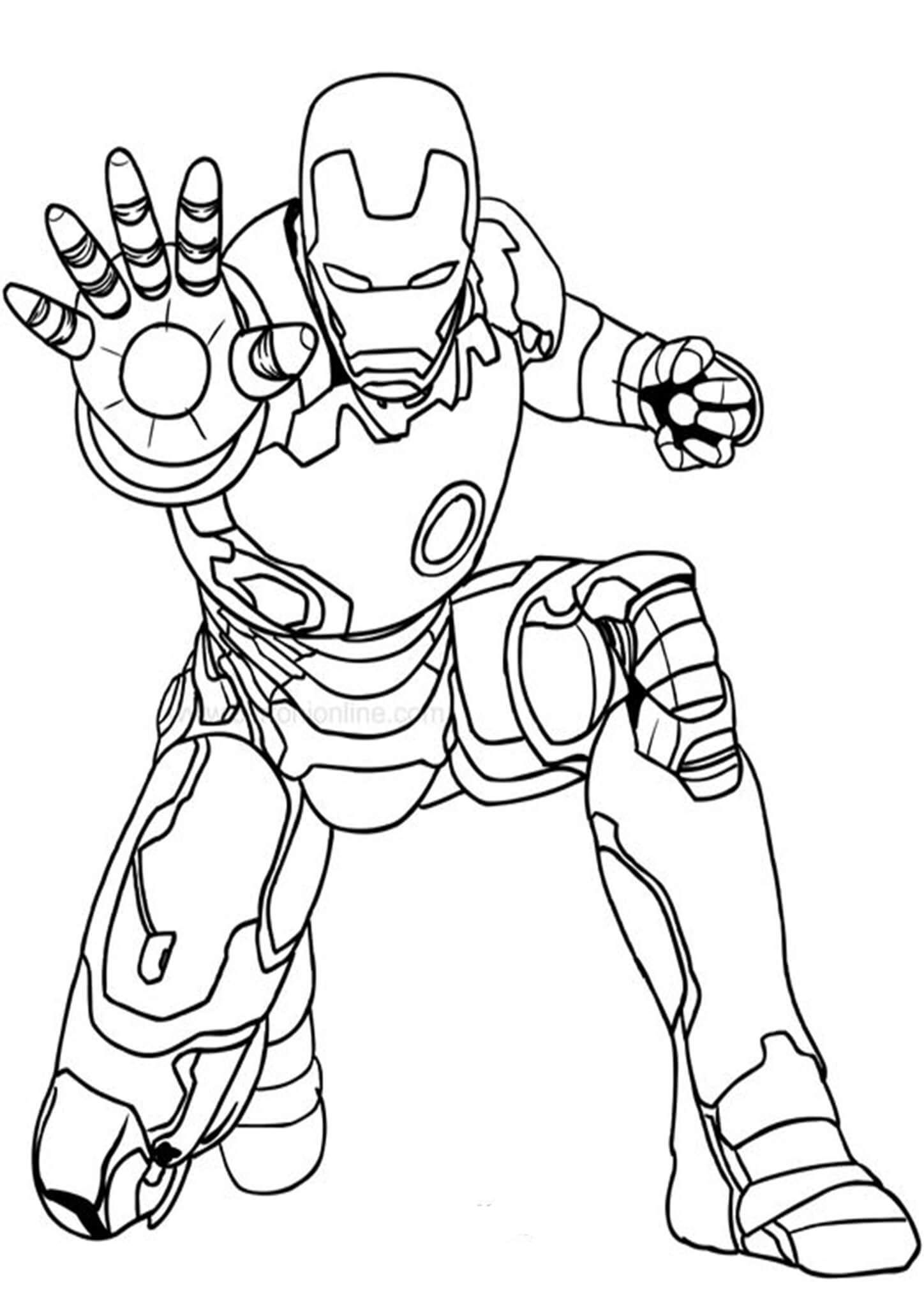 Marvel Avengers Coloring Pages Printable 31