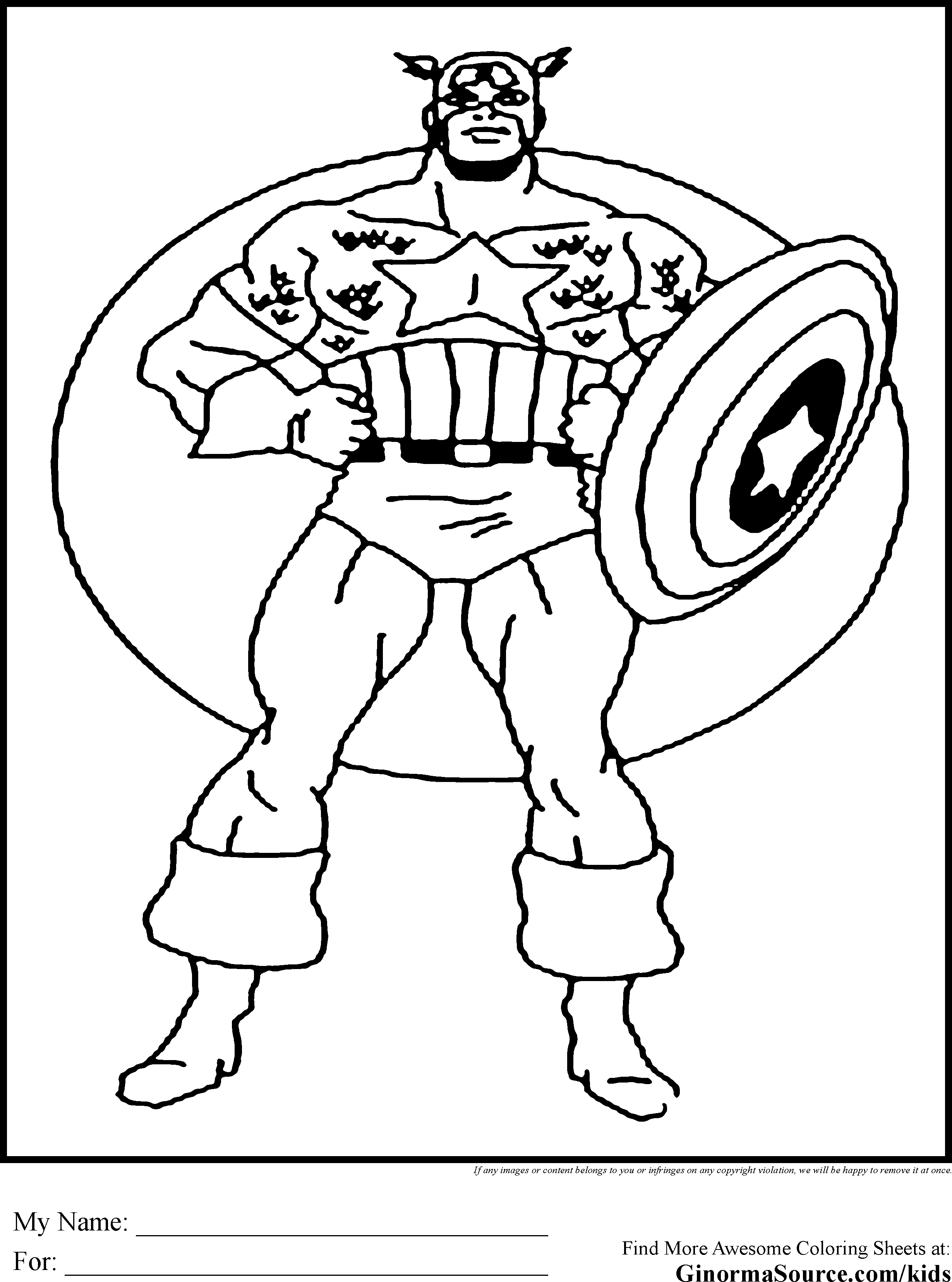 Marvel Avengers Coloring Pages Printable 40