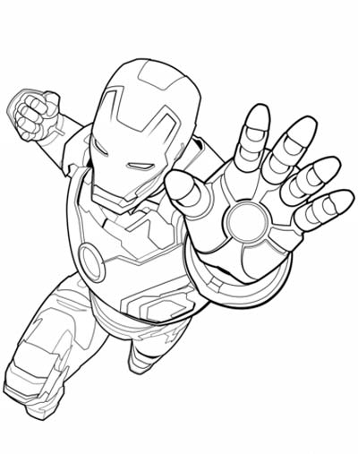 Marvel Avengers Coloring Pages Printable 44