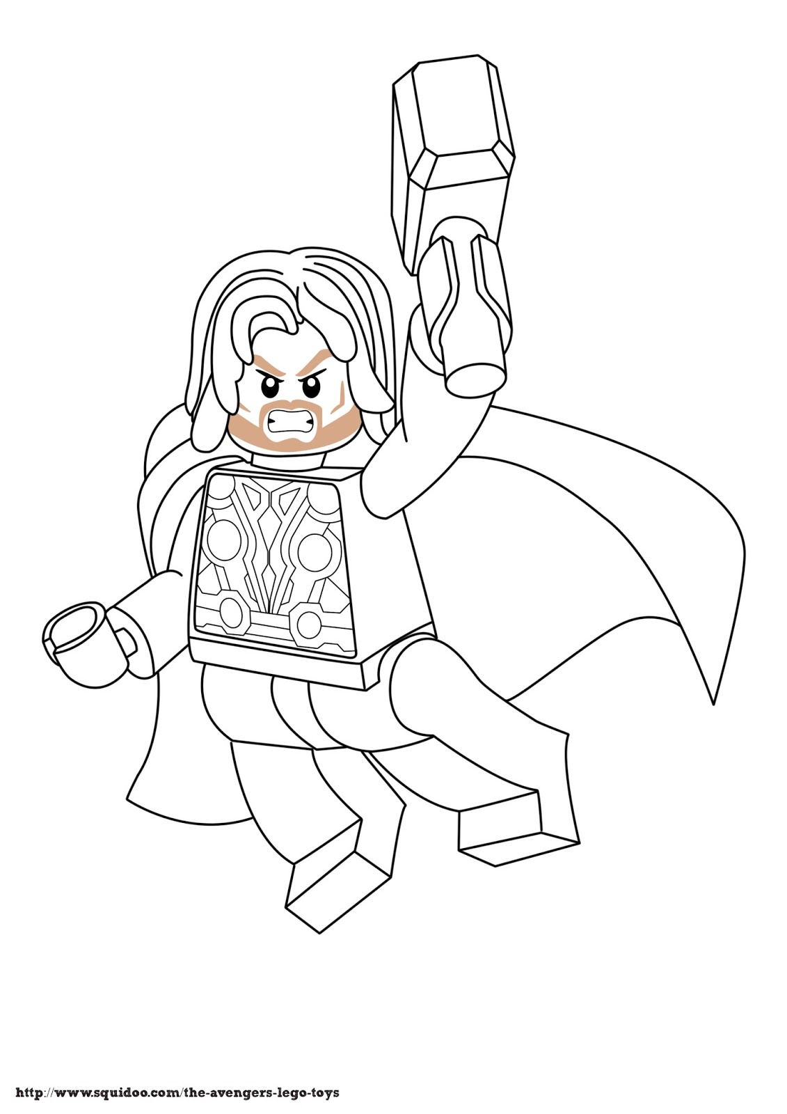 Marvel Avengers Coloring Pages Printable 45