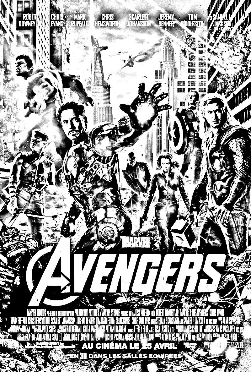 Marvel Avengers Coloring Pages Printable 64