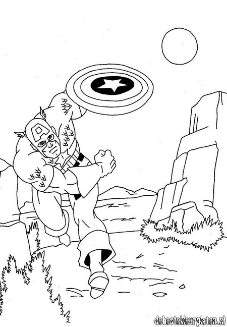 Marvel Avengers Coloring Pages Printable 65