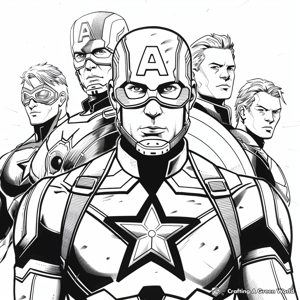 Marvel Avengers Coloring Pages Printable 69