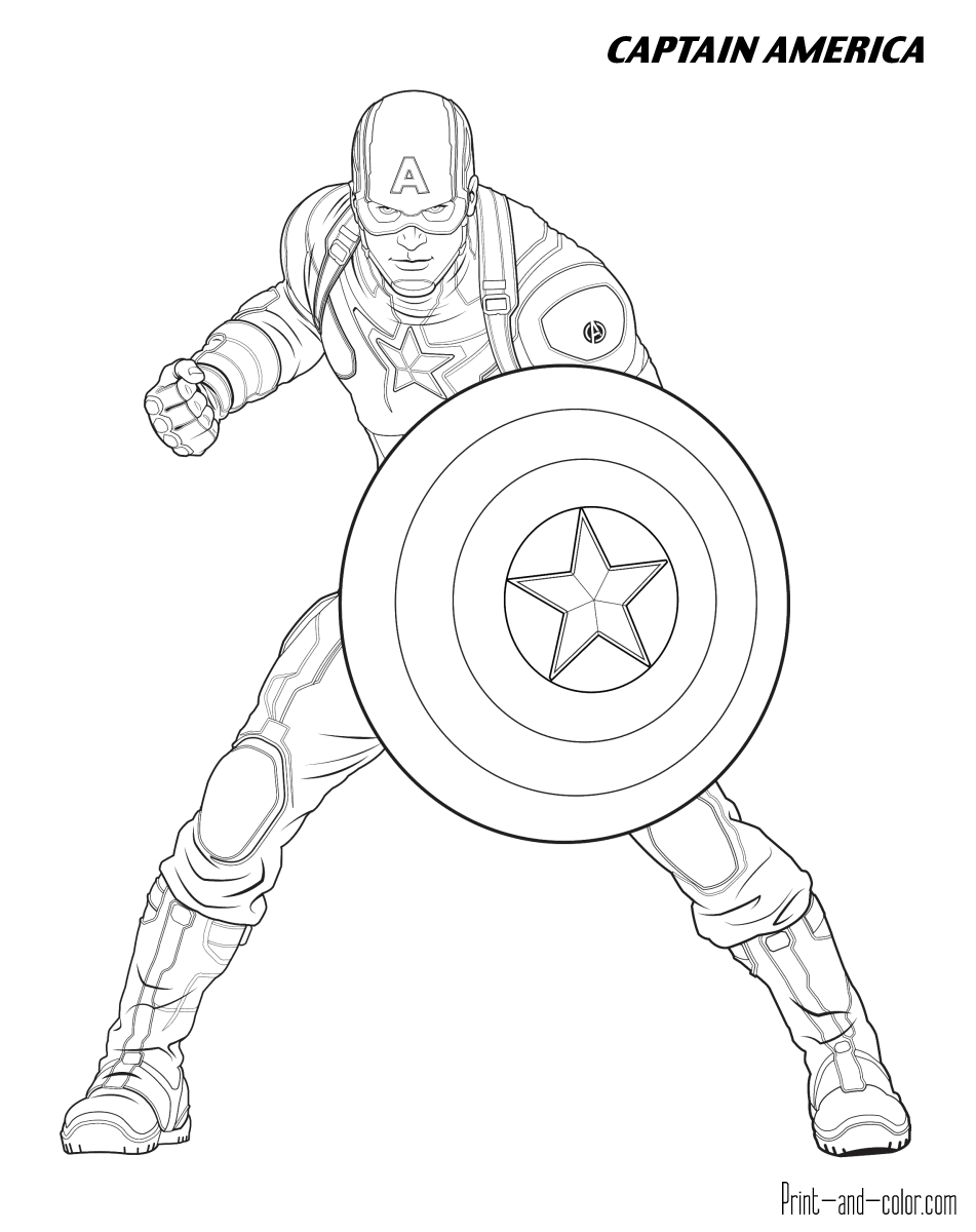 Marvel Avengers Coloring Pages Printable 72