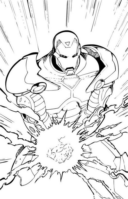 Marvel Avengers Coloring Pages Printable 75