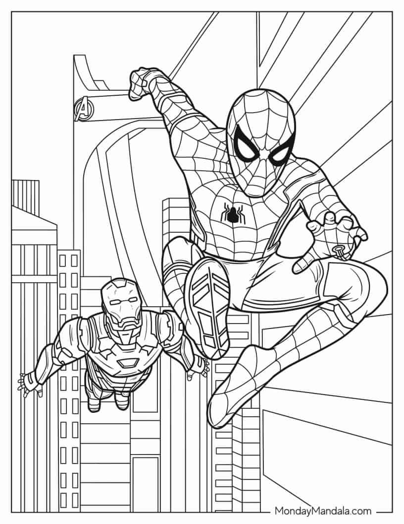 Marvel Avengers Coloring Pages Printable 88