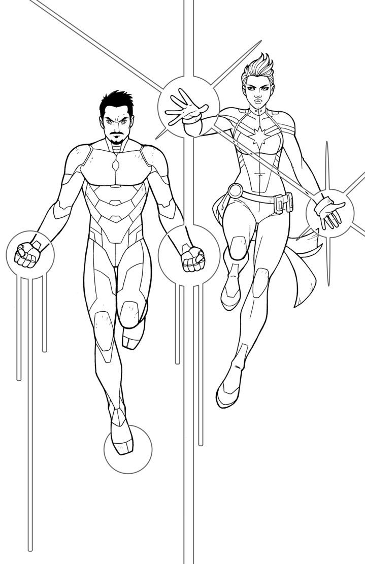 Marvel Avengers Coloring Pages Printable 89