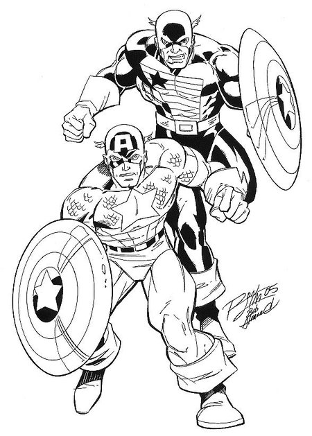 Marvel Avengers Coloring Pages Printable 96