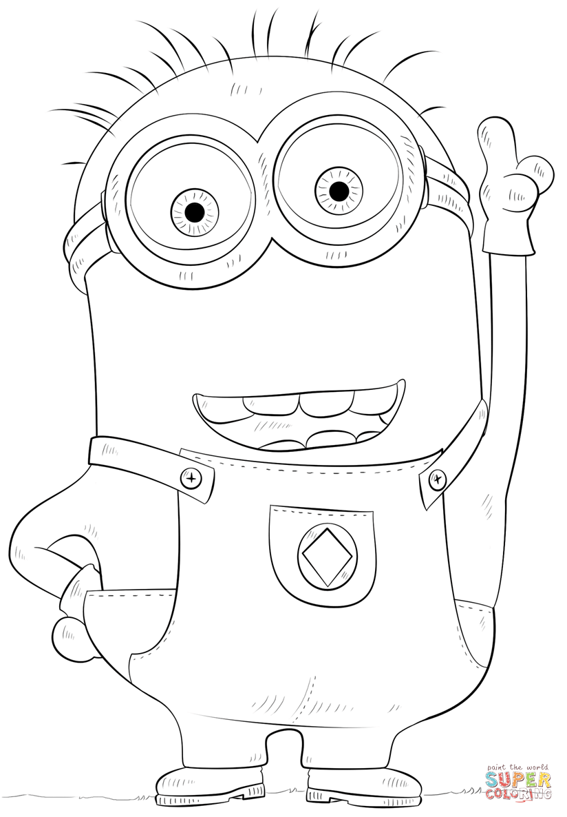 Minion Movie Coloring Pages Free Printable 10