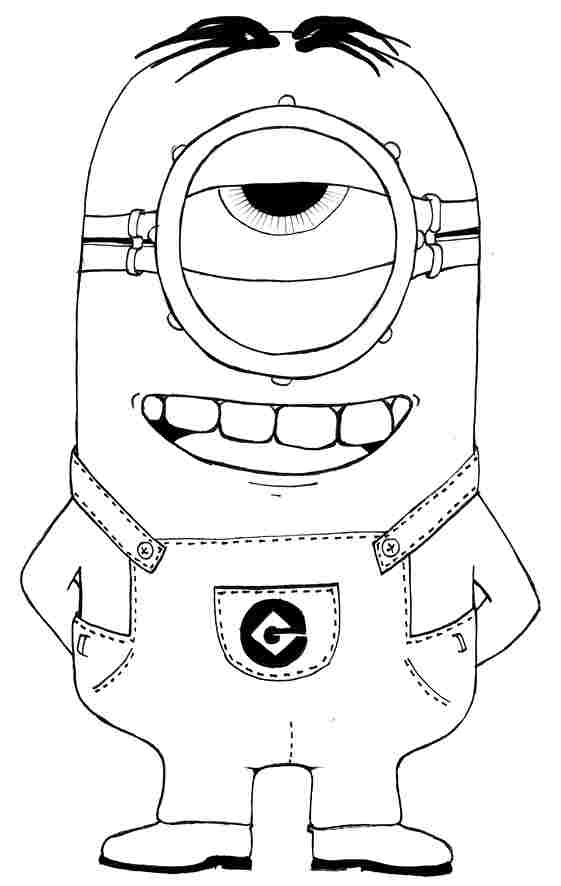 Minion Movie Coloring Pages Free Printable 101