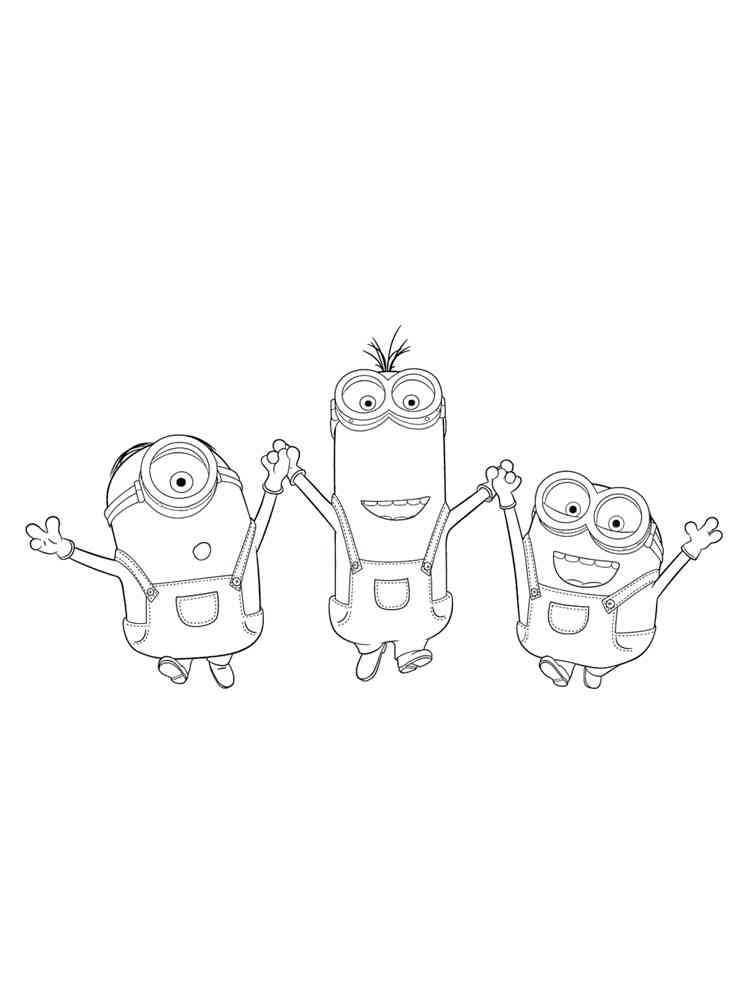 Minion Movie Coloring Pages Free Printable 103