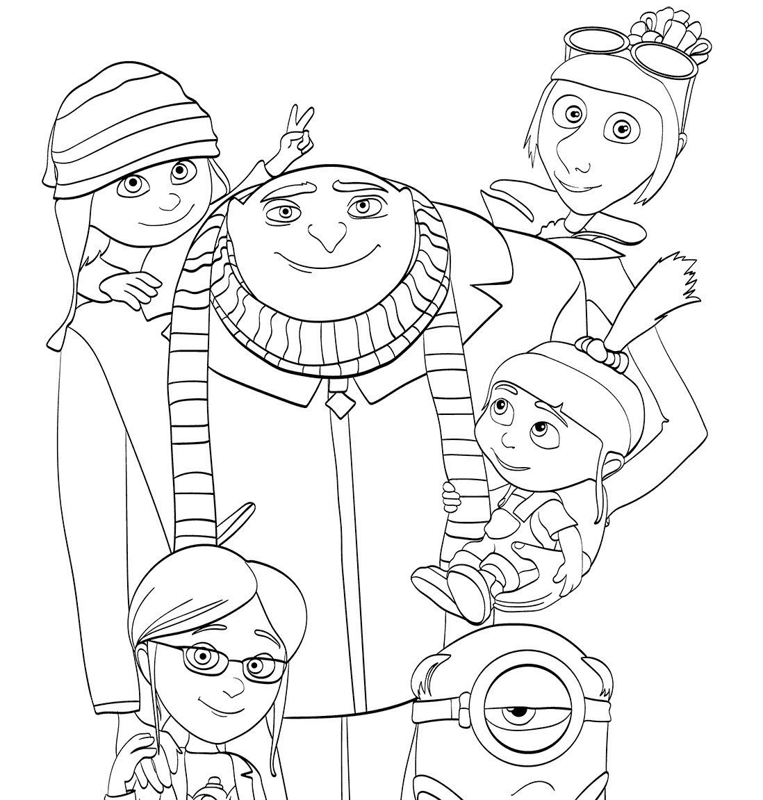 Minion Movie Coloring Pages Free Printable 104