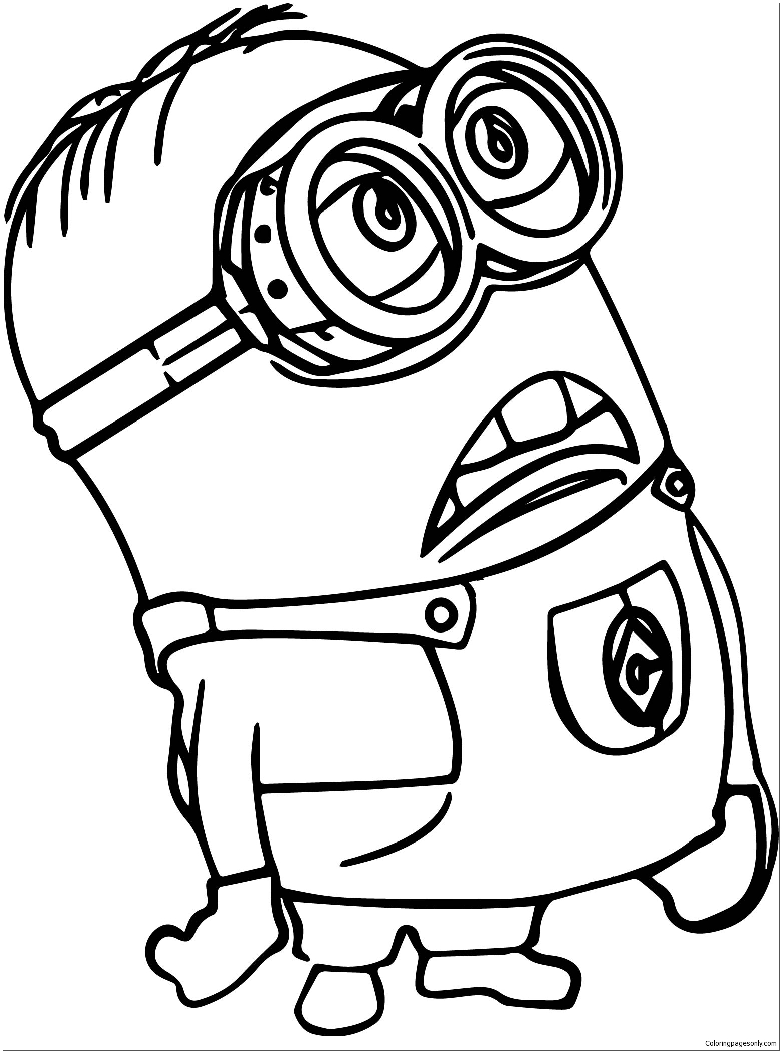 Minion Movie Coloring Pages Free Printable 105