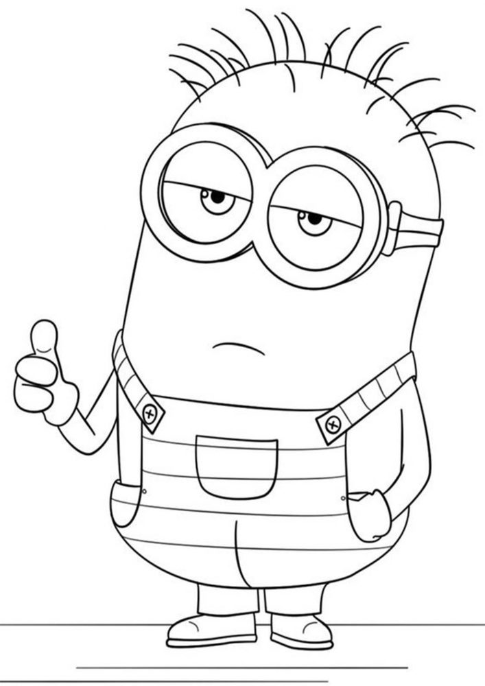 Minion Movie Coloring Pages Free Printable 107