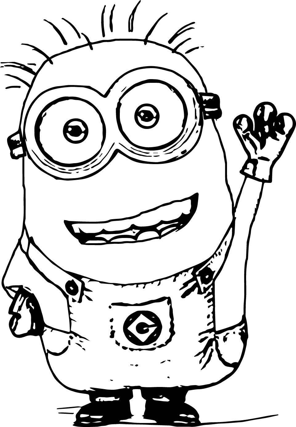 Minion Movie Coloring Pages Free Printable 110