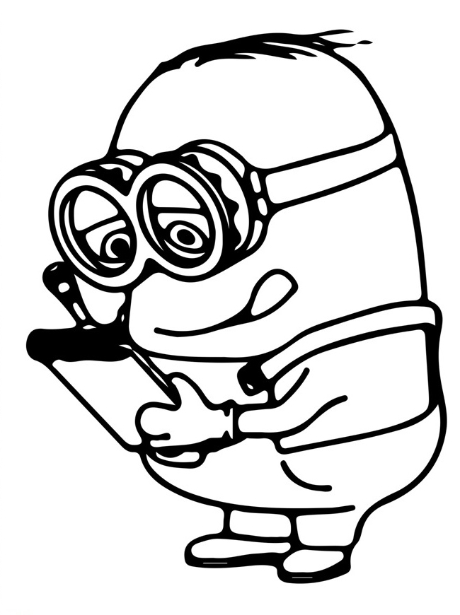 Minion Movie Coloring Pages Free Printable 117