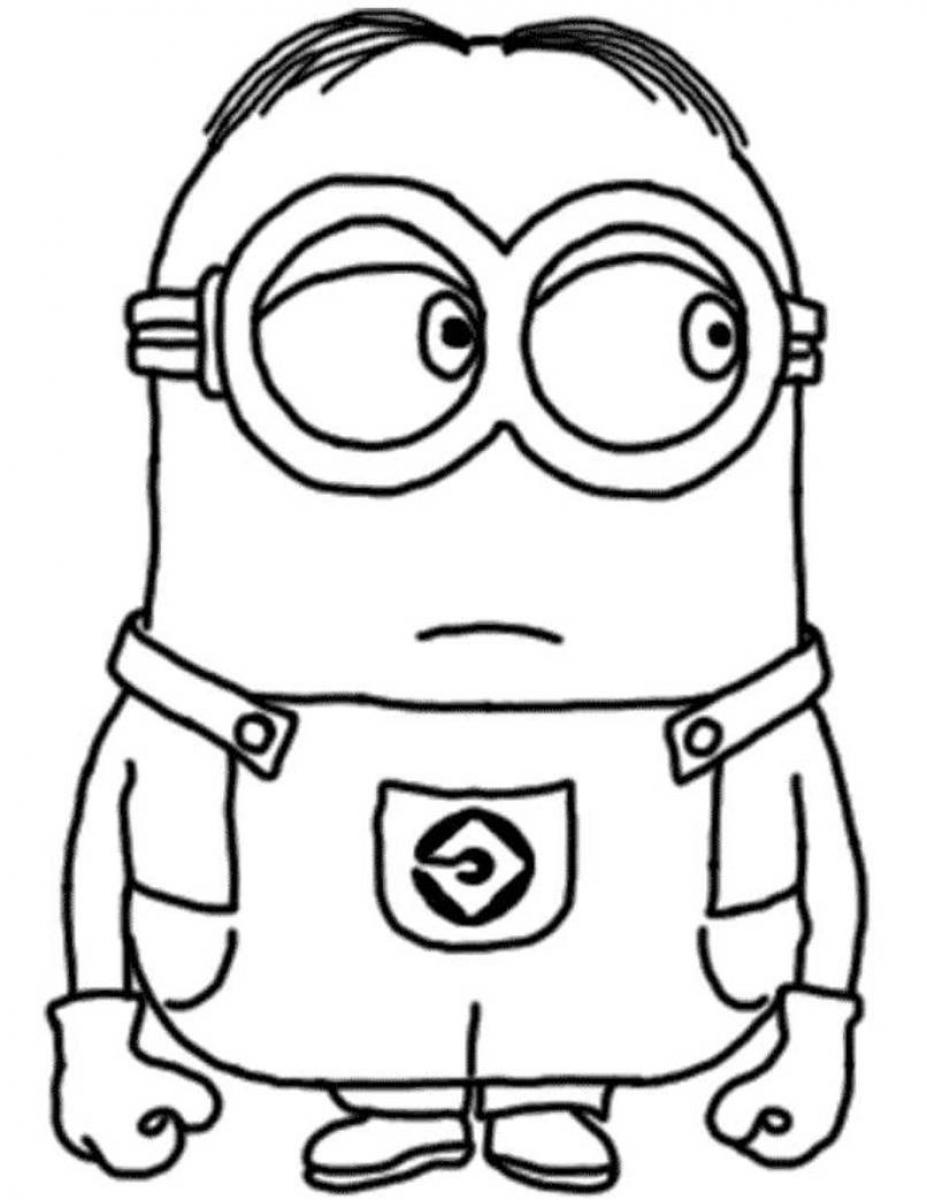 Minion Movie Coloring Pages Free Printable 119