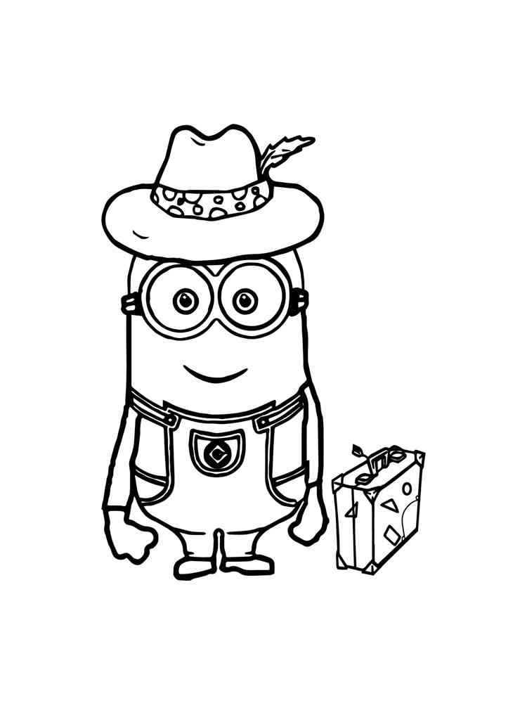 Minion Movie Coloring Pages Free Printable 121