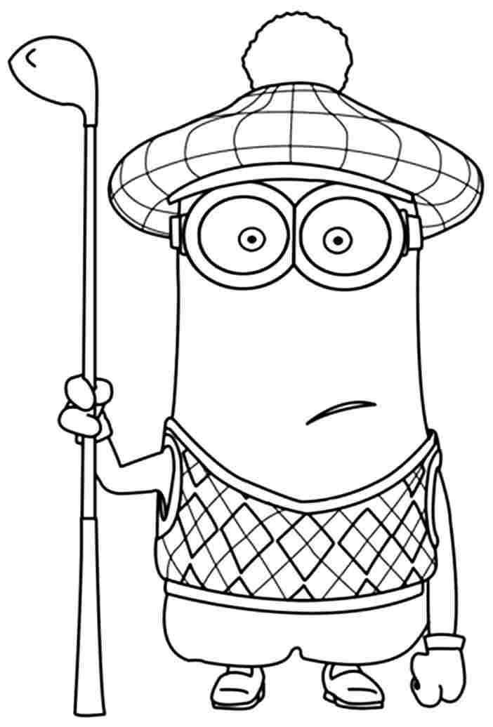 Minion Movie Coloring Pages Free Printable 122