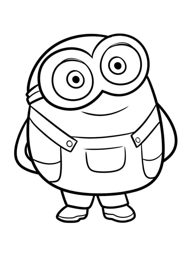 Minion Movie Coloring Pages Free Printable 126