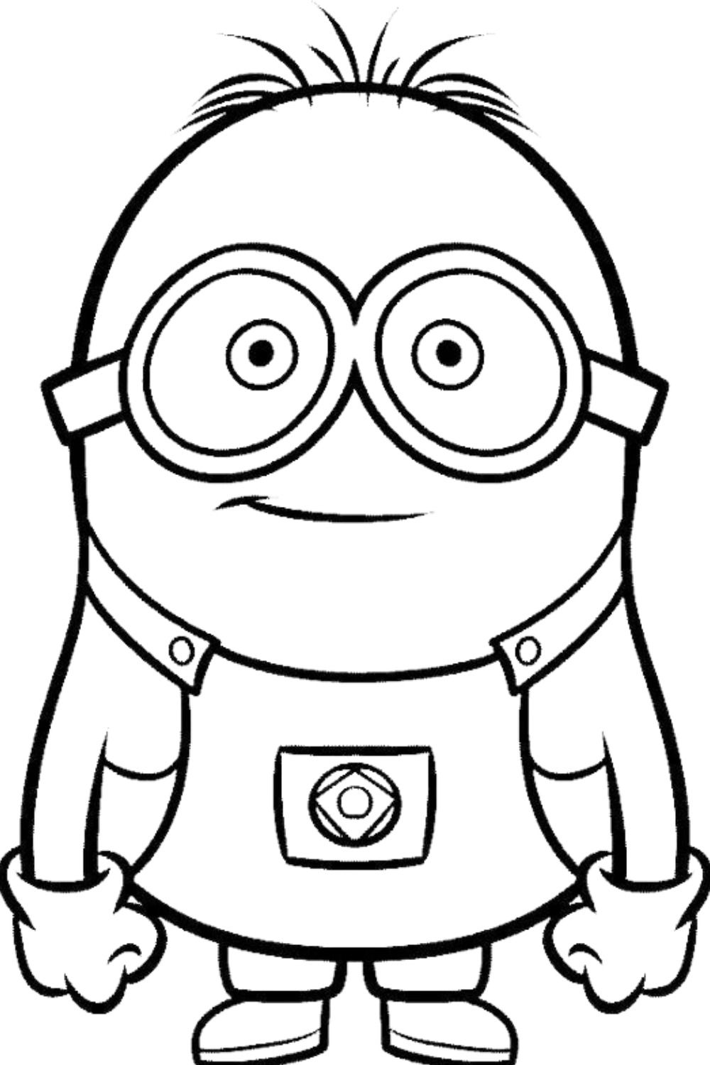 Minion Movie Coloring Pages Free Printable 127