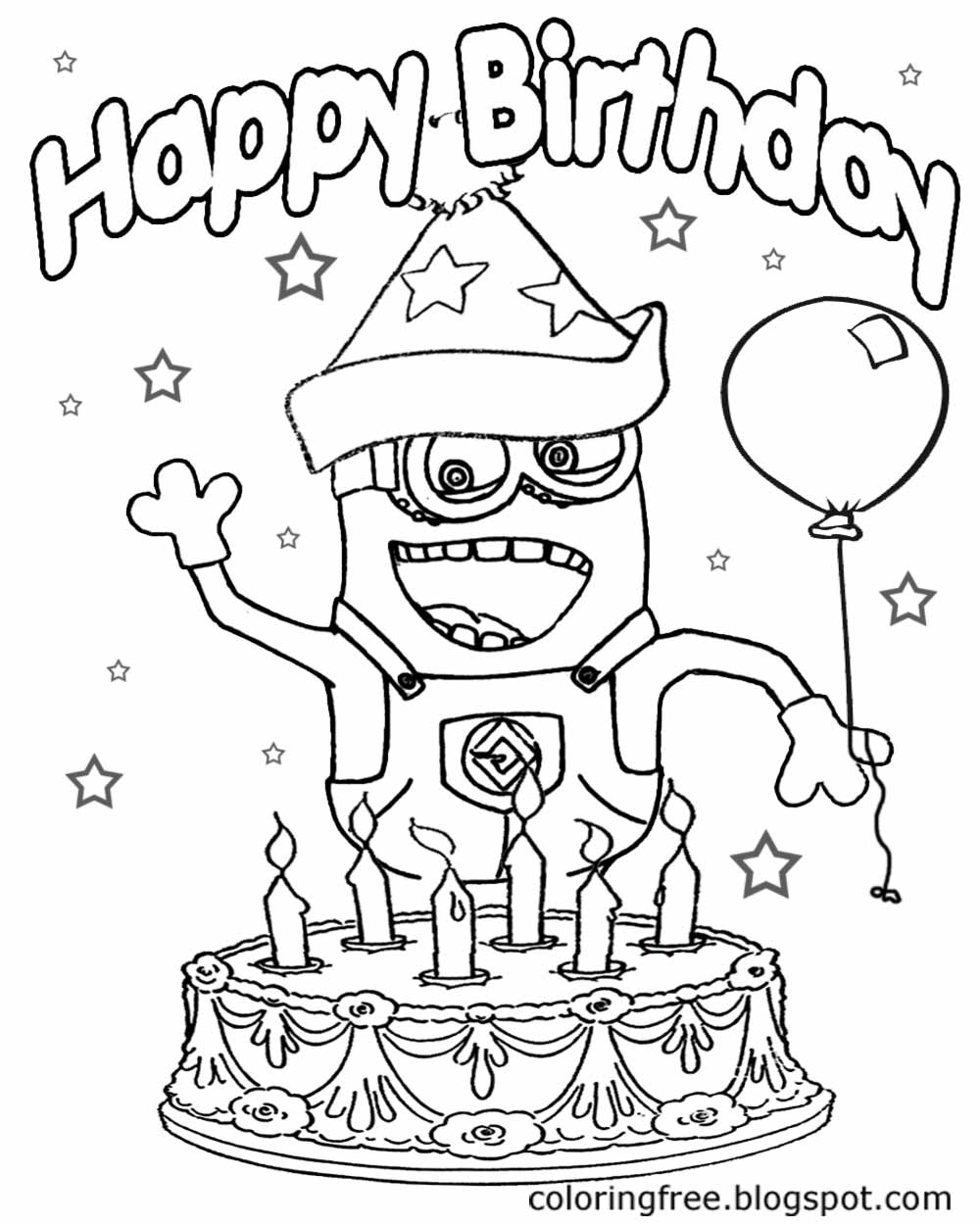 Minion Movie Coloring Pages Free Printable 14