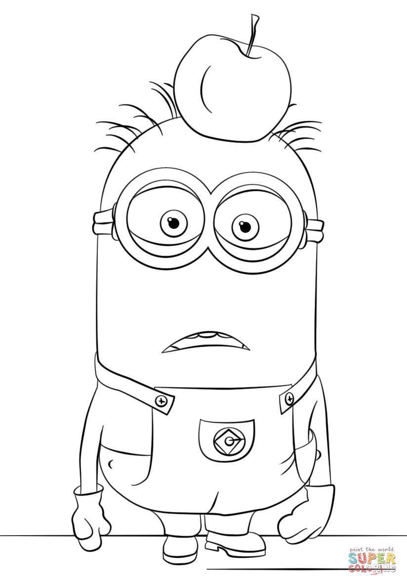 Minion Movie Coloring Pages Free Printable 15