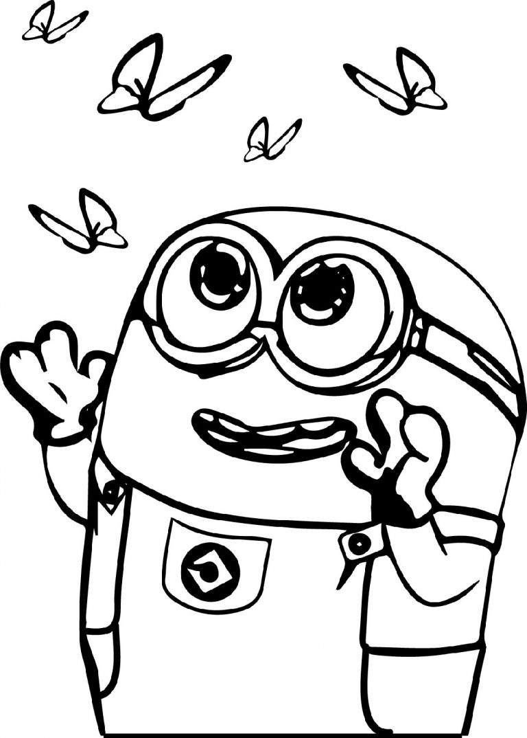 Minion Movie Coloring Pages Free Printable 17