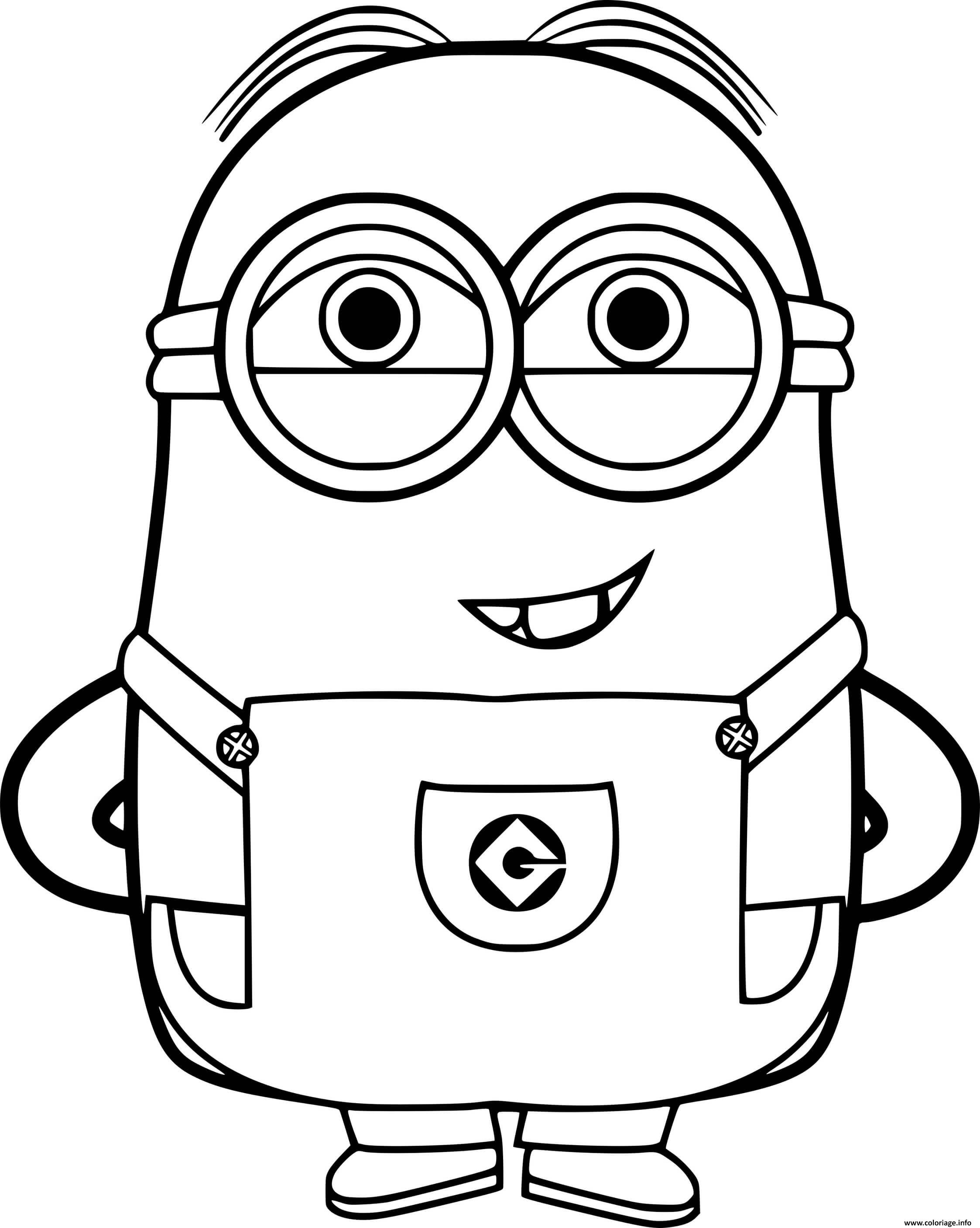 Minion Movie Coloring Pages Free Printable 19