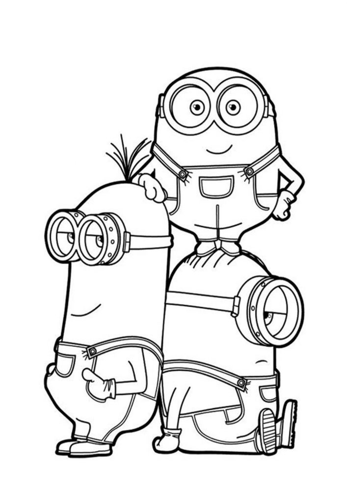 Minion Movie Coloring Pages Free Printable 2