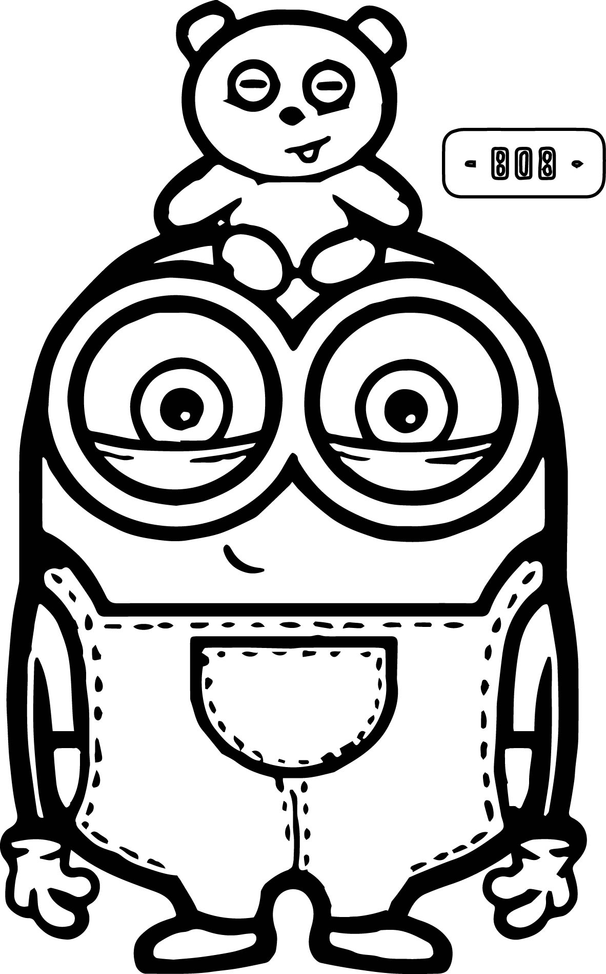 Minion Movie Coloring Pages Free Printable 20