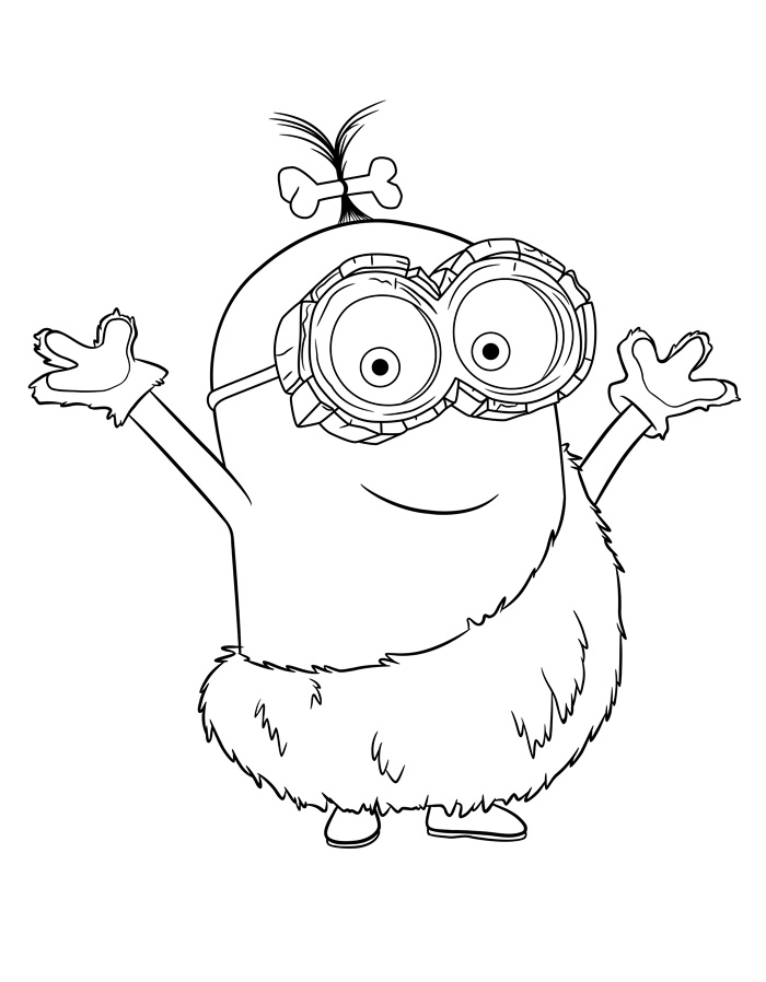 Minion Movie Coloring Pages Free Printable 21